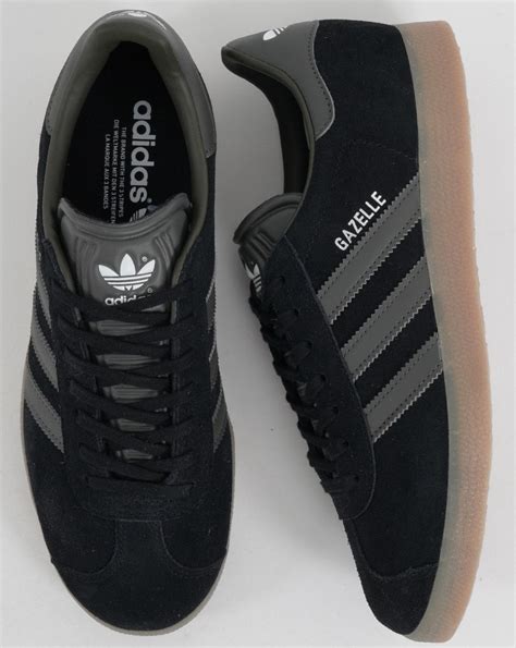 adidas gazelle grijs zwart|adidas gazelle sandalen.